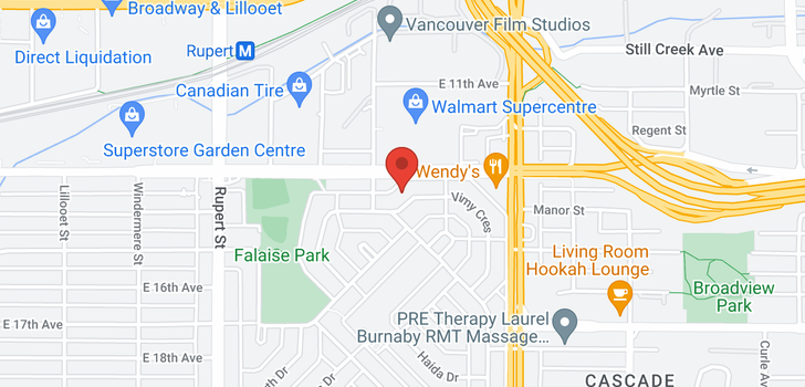map of 3519 VIMY CRESCENT
